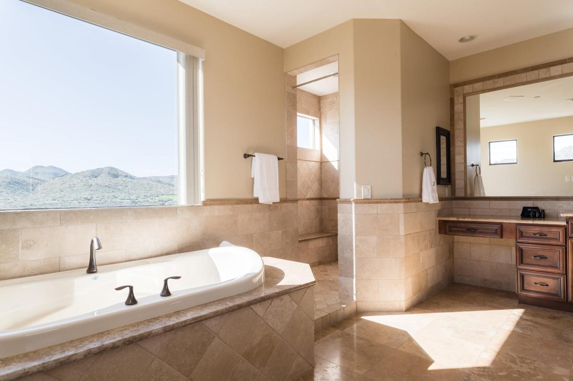 Sunbeam By Avantstay Elegant Private Desert Home W Infinity Pool Spa View เคฟครีค ภายนอก รูปภาพ